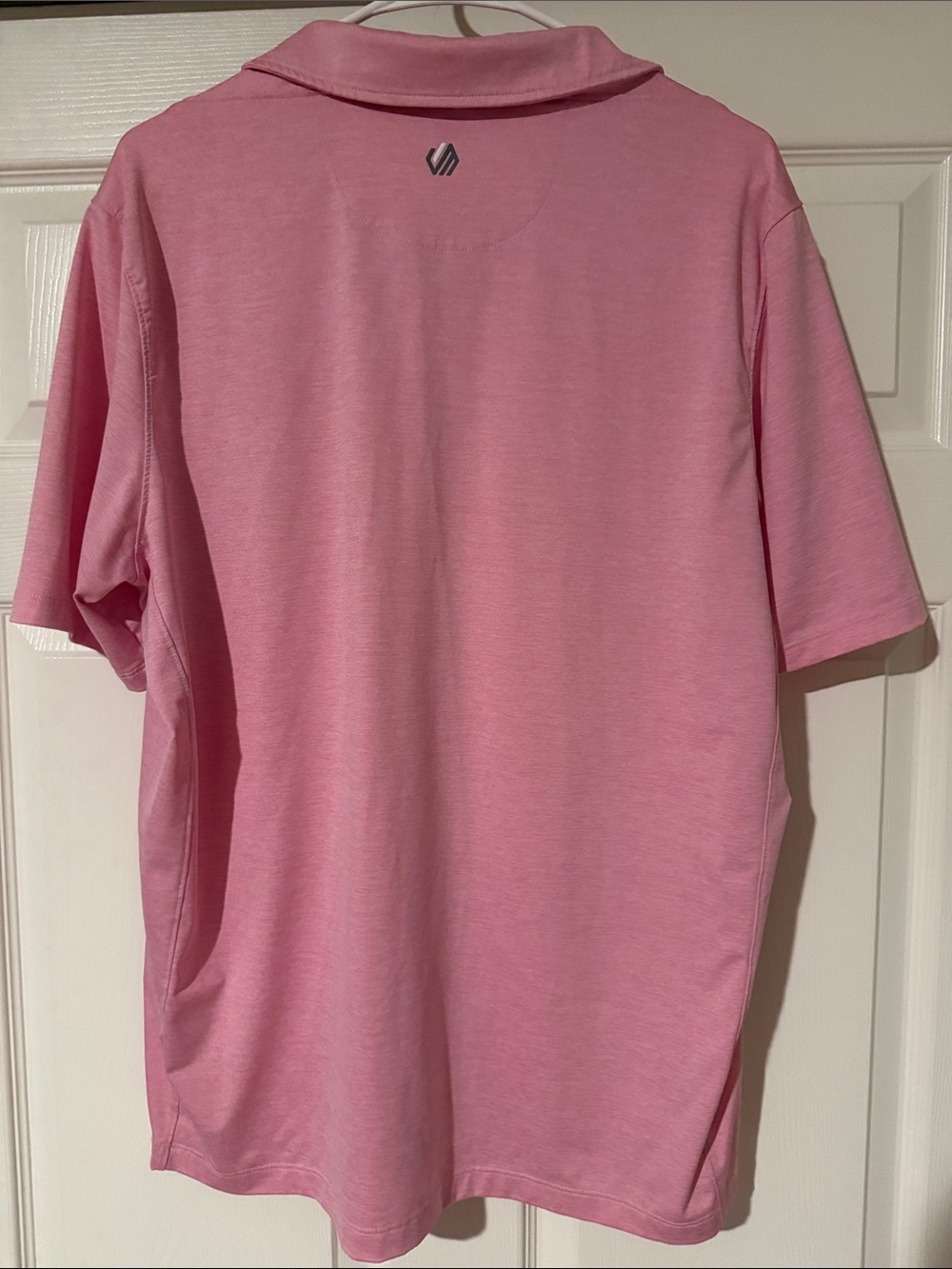 Johnston & Murphy Men's Heather Pink Polo Shirt - Picture 4 of 5